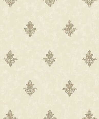 Noordwand Emporium 7013 Beige - Metallic Behang