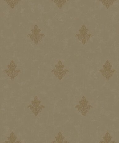 Noordwand Emporium 7016 Groen - Bruin - Metallic Behang