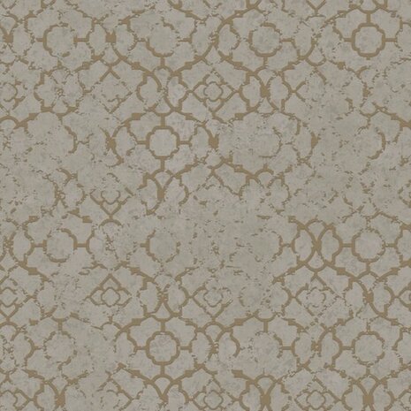 Noordwand Emporium DWP0246-06 Grijs - Metallic Behang