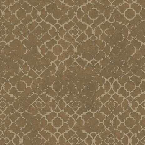 Noordwand Emporium DWP0246-07 Bruin - Metallic Behang