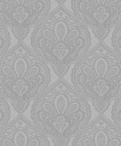 Noordwand Emporium DWP0247-03 Metallic - Grijs Behang