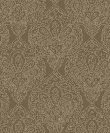 Noordwand Emporium DWP0247-07 Bruin - Metallic Behang