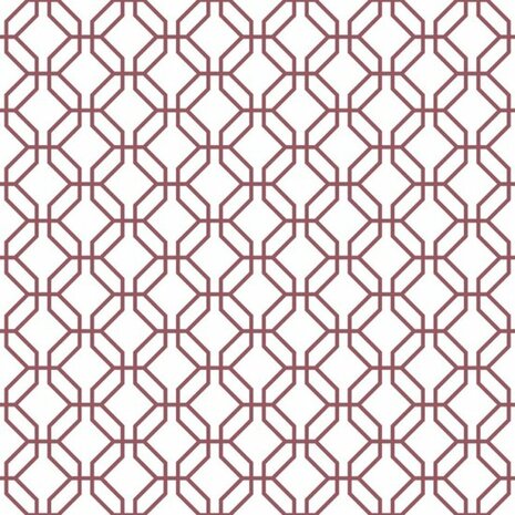 Noordwand Secret Garden G78527 Wit - Rood Behang