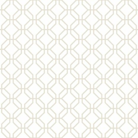 Noordwand Secret Garden G78529 Wit - Grijs - Beige Behang