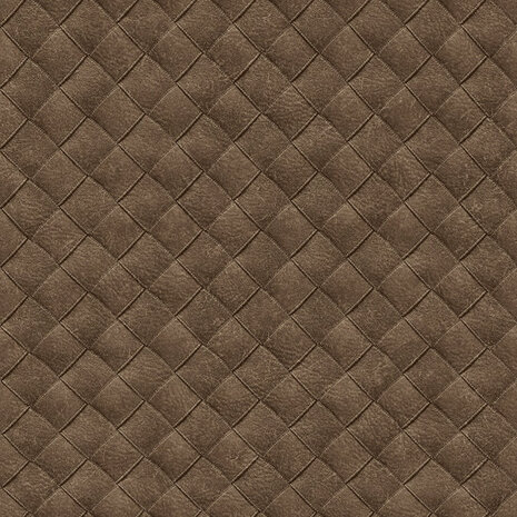 HookedOnWalls TAHITI LEATHER PATCHWORK TA25072 Behang