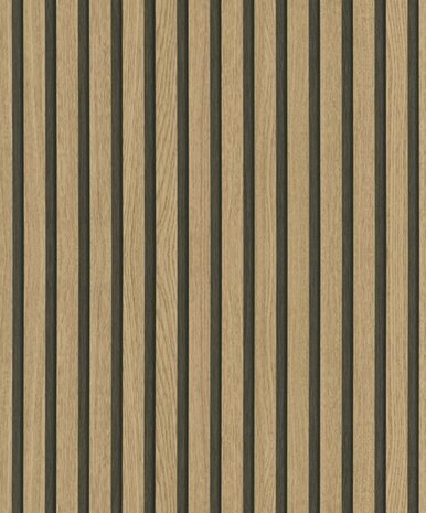 Noordwand Assorti 2024 33960 - Houten Panelen Bruin Behang