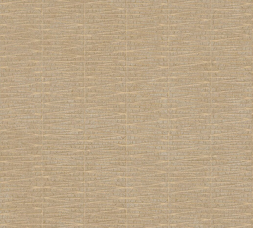 AS Creation #Hygge 38597-1 - 385971 Metallic Ethnic - Bruin / Metallic Behang
