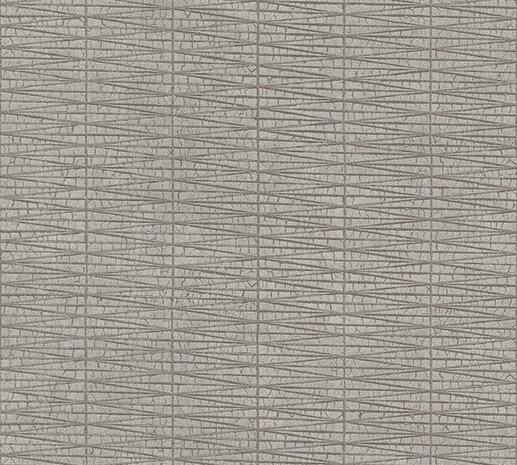 AS Creation #Hygge 38597-6 - 385976 Metallic Ethnic - Grijs / Zilver Behang