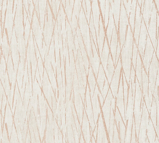 AS Creation #Hygge 38598-2 - 385982 Metallic Landhuis - Grijs / Bruin Behang
