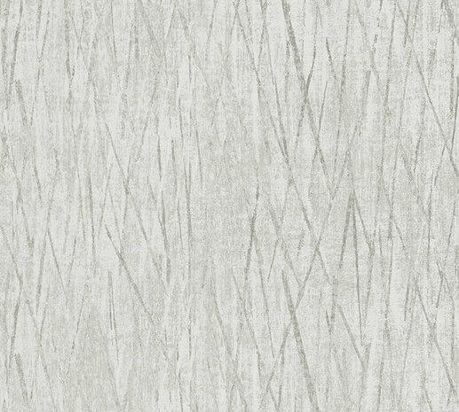 AS Creation #Hygge 38598-7 - 385987 Metallic Landhuis - Grijs / Zilver Behang