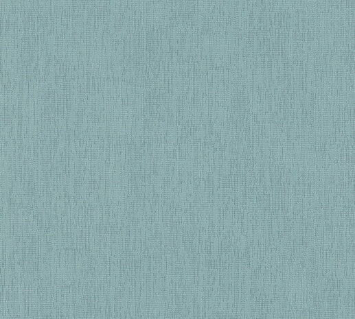 AS Creation #Hygge 38599-4 - 385994 Blauw Uni / Turquoise Behang