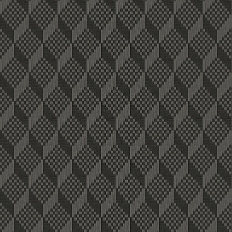 Dutch Wallcoverings Grace GR322309 Zwart Behang