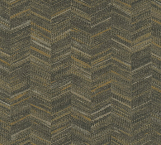 AS Creation Geo Effect 38309-7 - 383097 - Bruin / Beige Behang