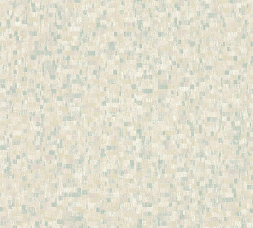 AS Creation Geo Effect 38593-1 - 385931 - Beige / Groen Behang