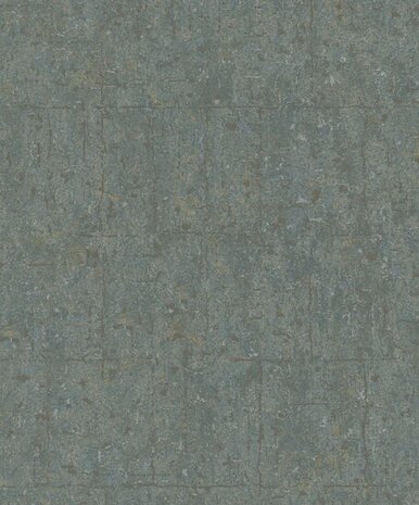 Noordwand Assorti 2024 - 6801-20 petrol goud koper - Metallic Behang