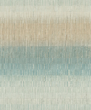 Dutch Wallcoverings Nomad A51201 BlauwGroen - Beige Behang