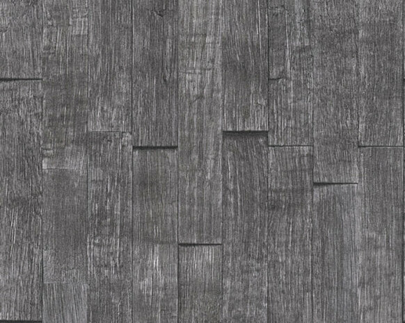 AS Creation Wood'n Stone 2 Hout behang 35584-1 - Zwart Behang