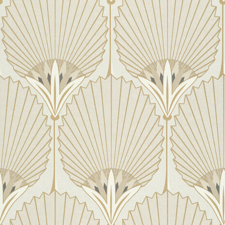 Dutch Wallcoverings Asperia A54903 beige - goud Behang