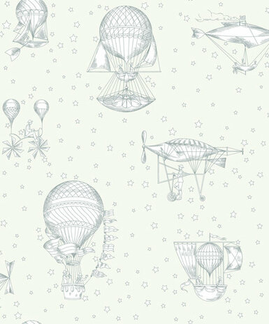 Dutch Wallcoverings Little Kids JR3001 mint Behang