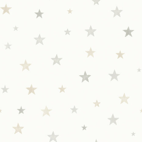 Dutch Wallcoverings Little Kids JS3011 beige - wit Behang