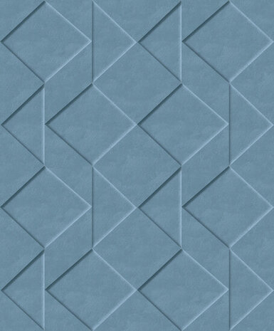 Dutch Wallcoverings Loft M414-01 Blauw Behang