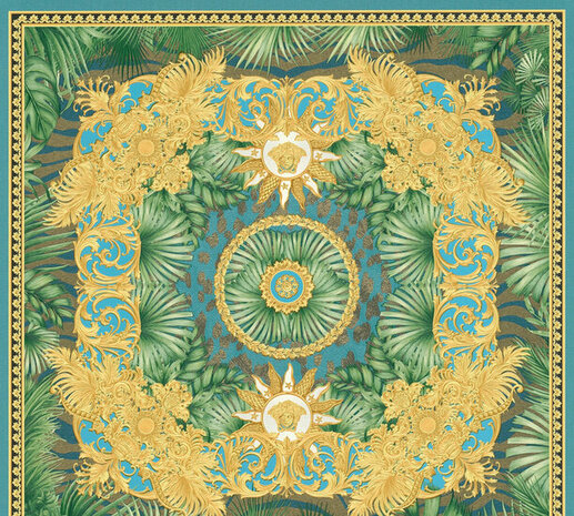 Versace Home 5 38703-2 Blauw Behang