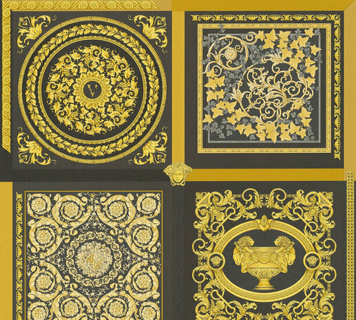 Versace Home 5 38704-3 Zwart Behang
