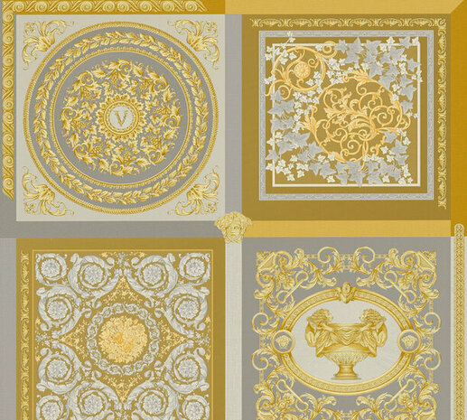 Versace Home 5 38704-5 Grijs Behang