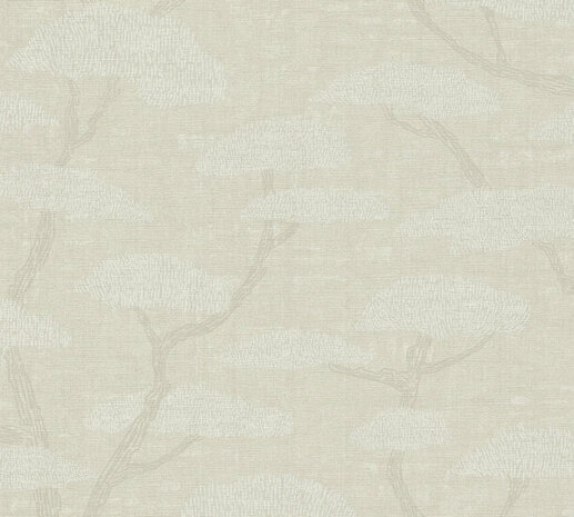 AS Creation Nara 38741-4 - 387414 Beige / Grijs Behang