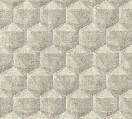 AS Creation Nara 38748-5 - 387485 Beige / Grijs Behang