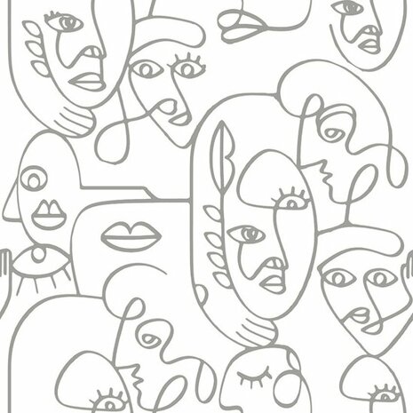 Noordwand Friends & Coffee 16617 Behang