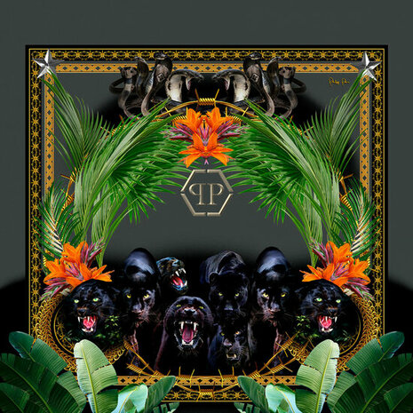 Dutch Wall Decor Philipp Plein Z80063 Zwart Behang