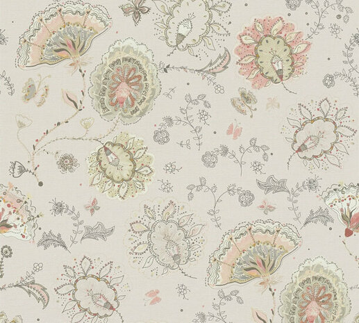 AS Creation House of Turnowsky 38899-4 - 388994 Beige / Roze Behang