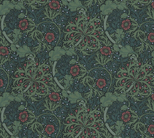 AS Creation Art of Eden 39059-1 - 390591 Groen / Zwart Behang