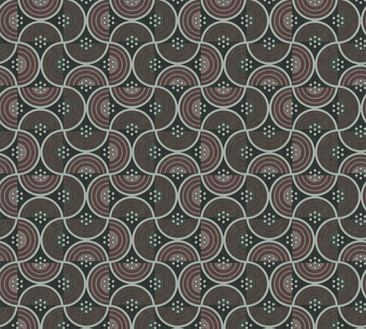 AS Creation Art of Eden 39061-1 - 390611 Rood / Groen Behang