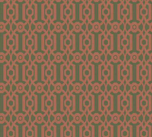 AS Creation Art of Eden 39062-1 - 390621 Oranje / Groen Behang
