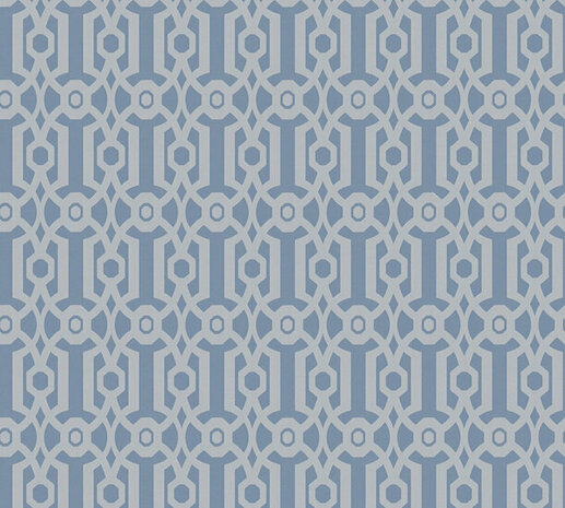 AS Creation Art of Eden 39062-2 - 390622 Blauw / Grijs Behang