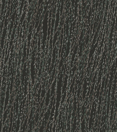 Dutch Wallcoverings Tapestry TP422506 Willow Steamside Zwart Behang
