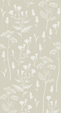 Esta Home Vintage Flowers beige 159217 - Beige Behang