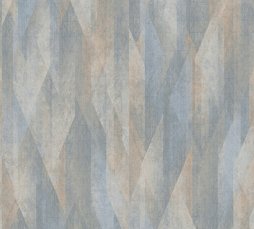 AS Creation Metropolitan Stories 3 - 39104-1 - 391041 Blauw / Beige Behang