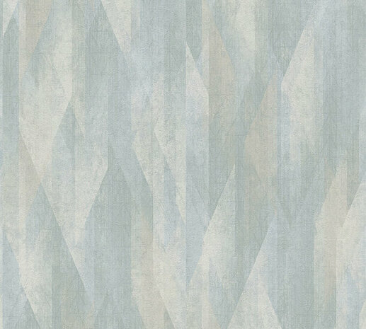 AS Creation Metropolitan Stories 3 - 39104-2 - 391042 Blauw / Groen Behang