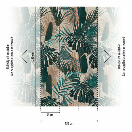 AS Creation Metropolitan Stories 3 - 39180-1 - 391801 Groen / Beige Behang
