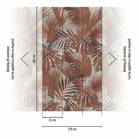 AS Creation Metropolitan Stories 3 - 39180-2 - 391802 Rood / Beige Behang