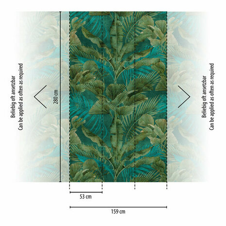 AS Creation Metropolitan Stories 3 - 39185-1 - 391851 Groen / Blauw Behang