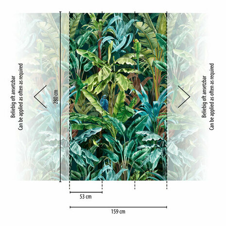 AS Creation Metropolitan Stories 3 - 39186-1 - 391861 Groen / Blauw Behang