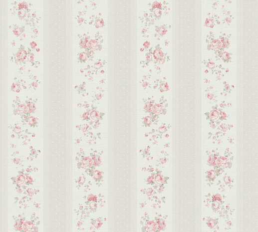 AS Creation Maison Charme 39069-4 - 390694 Taupe / Wit Behang