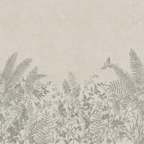 Arte Birds of Paradise BARRABAND'S GARDEN - PANORAMIQUE BOP702 Behang
