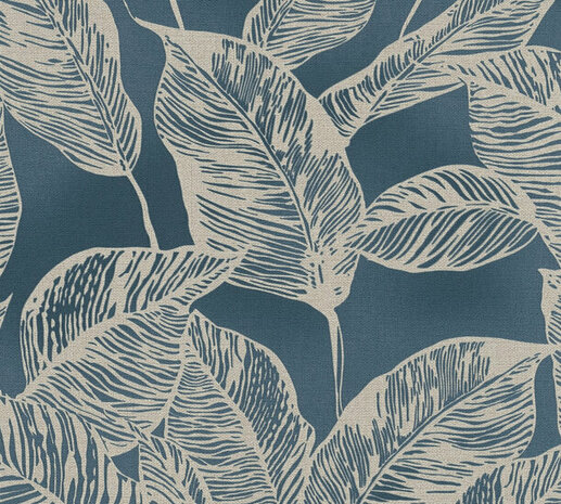 AS Creation Natural Living - 38663-1 - 386631 Blauw / Bruin Behang
