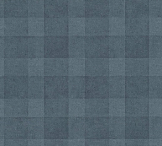 AS Creation Natural Living - 38664-2 / 386642 Blauw Behang