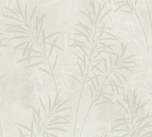 AS Creation Terra - 38919-4 - 389194 Creme / Groen Behang